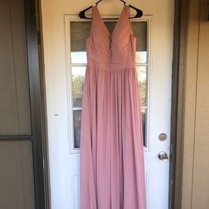 Beautiful Dusty Rose Bridesmaid Dress